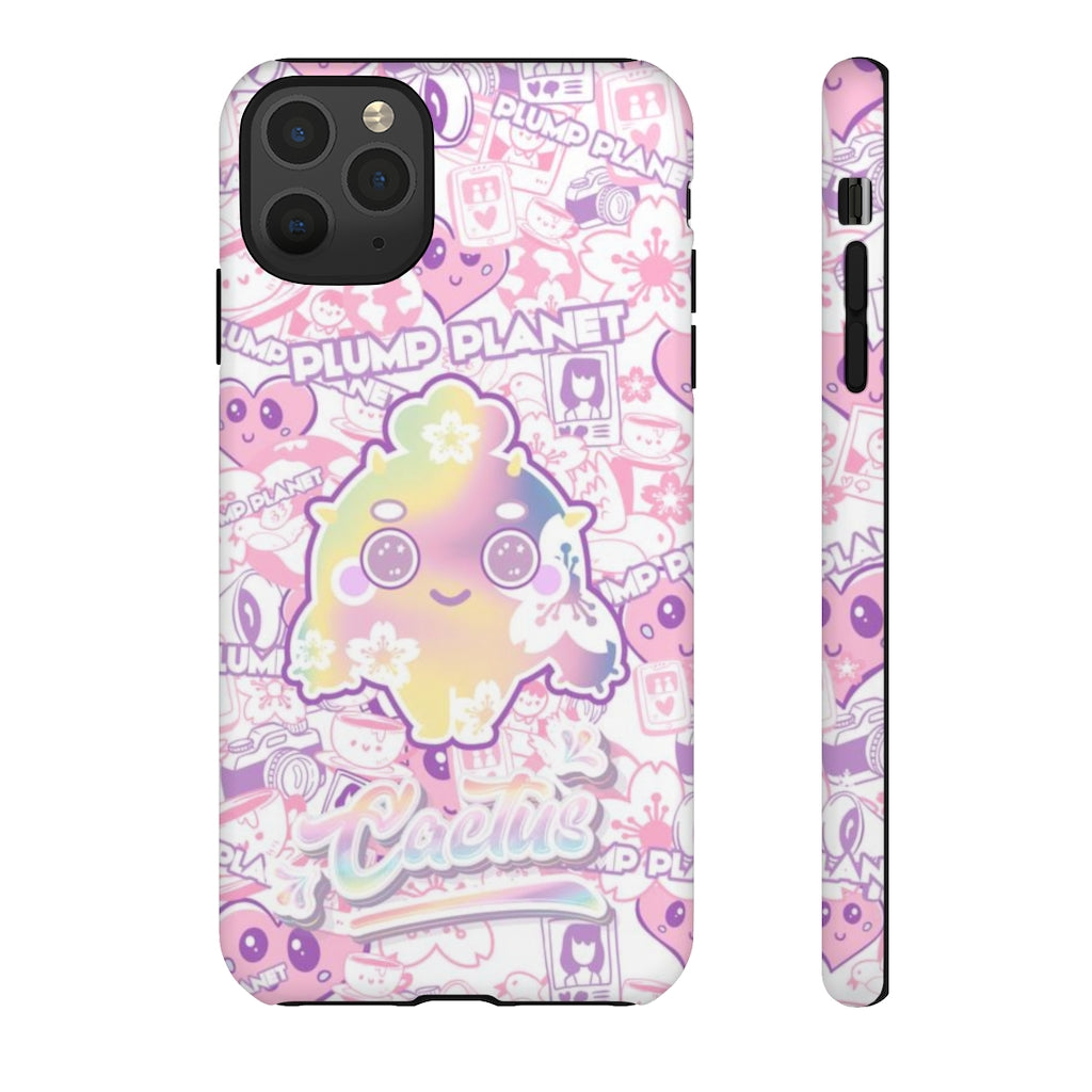 【iPhone/Samsung】Sakura Pink Cactus｜防摔雙層特強硬殼 Tough Case