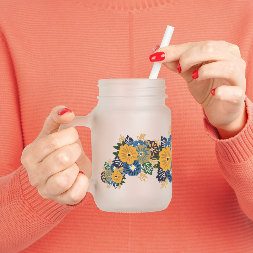Secret Flower Pattern |玻璃梅森罐 Mason Jar