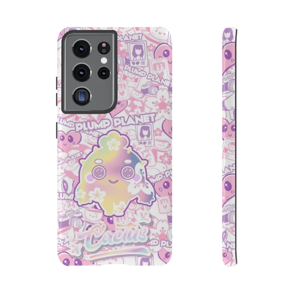 【iPhone/Samsung】Sakura Pink Cactus｜防摔雙層特強硬殼 Tough Case