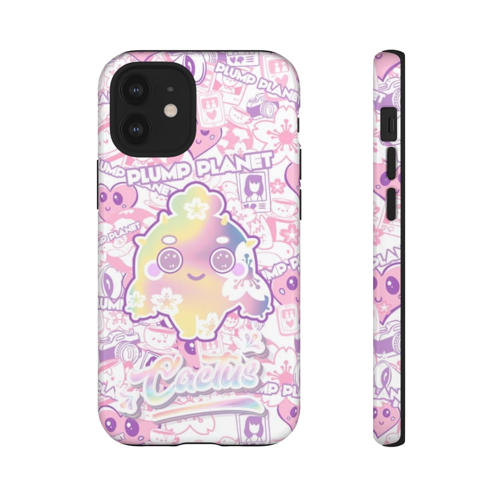 【iPhone/Samsung】Sakura Pink Cactus｜防摔雙層特強硬殼 Tough Case