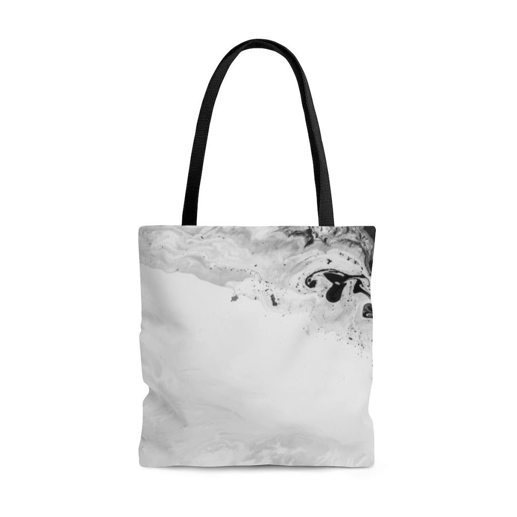 【Free Shipping】Ink Water Color BlacknWhite｜黑白水墨手提袋 AOP Tote Bag