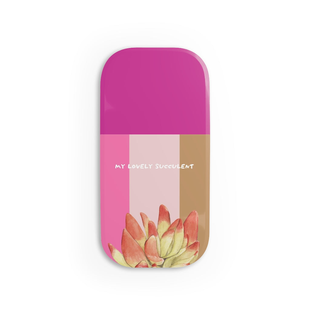 Pink Cactus | 手機支架 Phone Click-On Grip