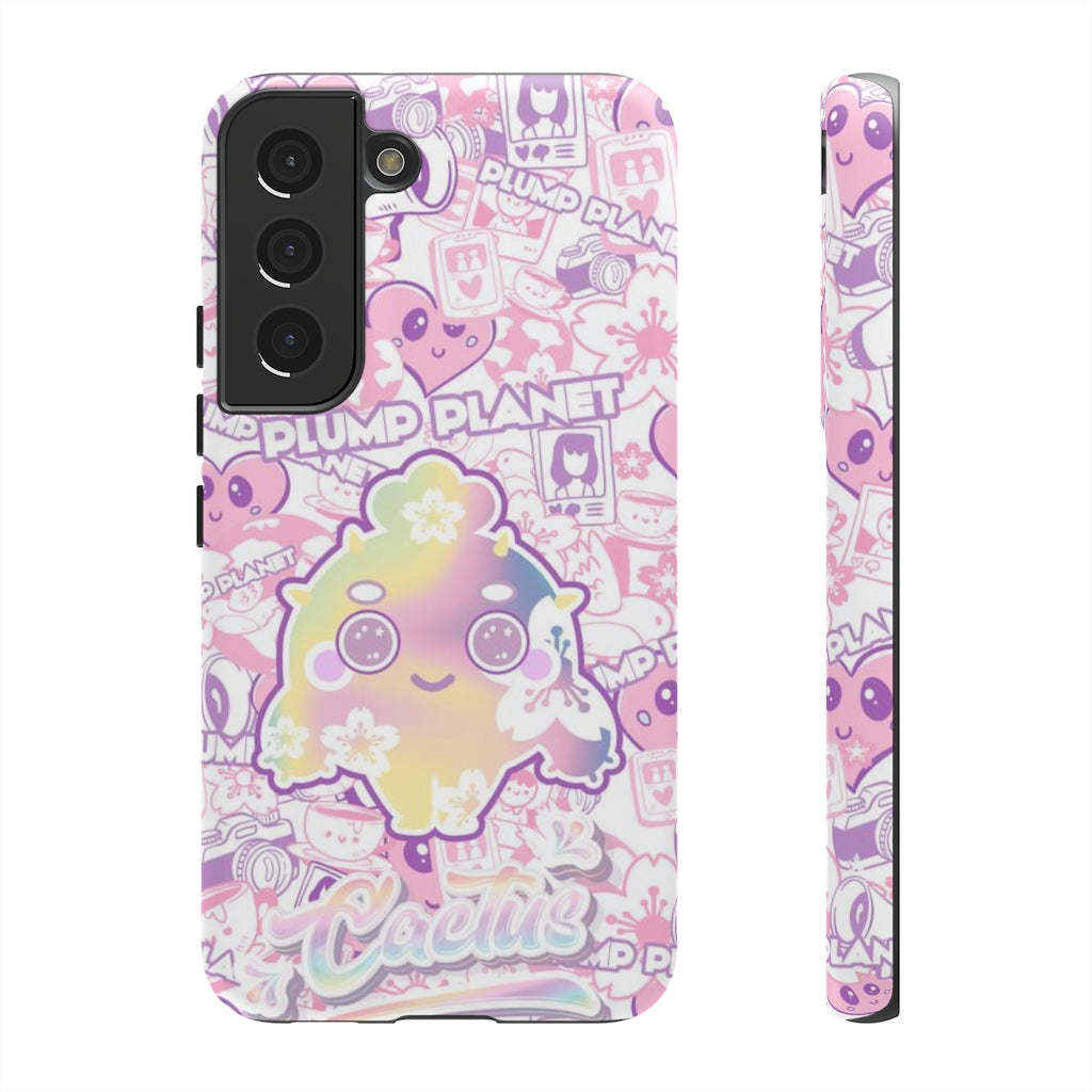 【iPhone/Samsung】Sakura Pink Cactus｜防摔雙層特強硬殼 Tough Case