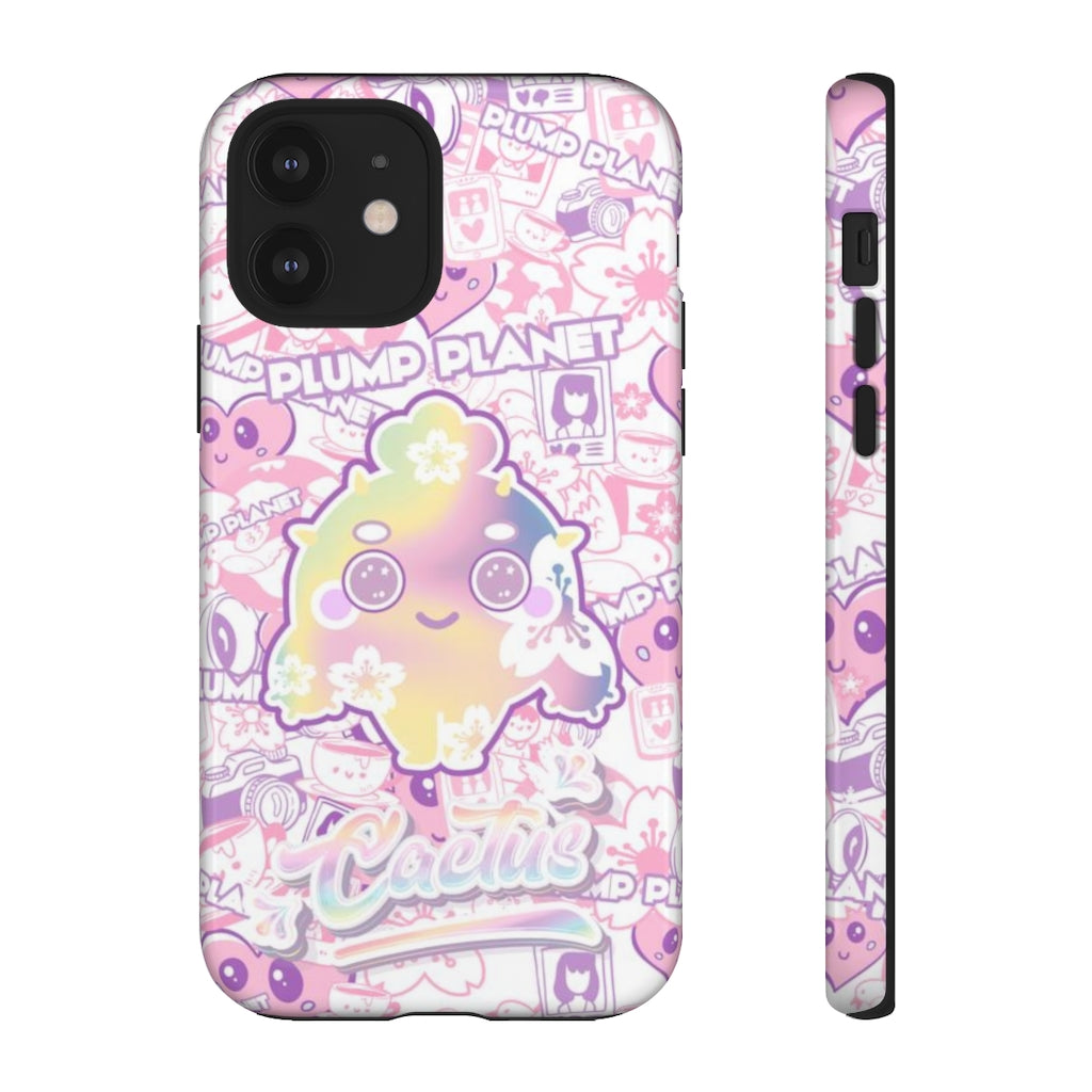 【iPhone/Samsung】Sakura Pink Cactus｜防摔雙層特強硬殼 Tough Case