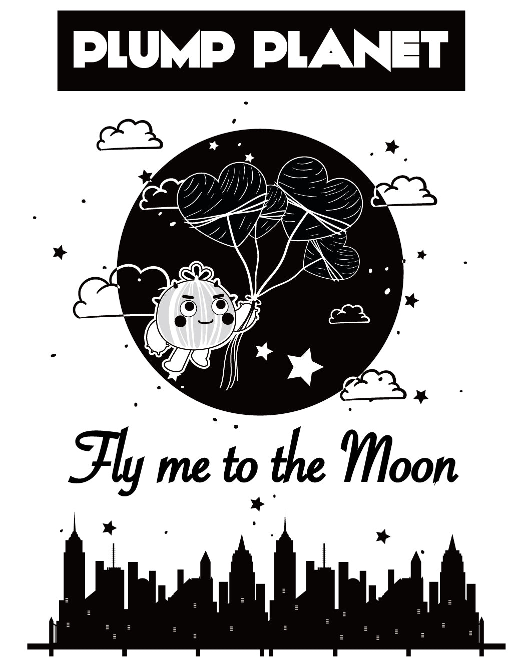 【Free Shipping】Fly Me to The Moon - 17oz不銹鋼水瓶 17oz Stainless Steel Water Bottle
