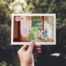 Load image into Gallery viewer, Postcard [Succulent Little Planet Around the World] Tea House in Kyoto, Japan 

