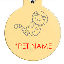 画像をギャラリービューアに読み込む, 【CatA】客製化雕刻貓貓項圍名牌 Customized Engraved Pet ID tag
