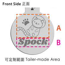 Load image into Gallery viewer, 【CatA】Customized Engraved Pet ID tag Customized Engraved Pet ID tag
