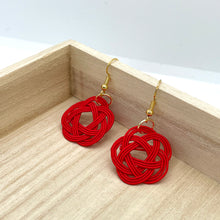 Load image into Gallery viewer, Simple Japanese-style Hongshuiyin earrings (can be replaced with earrings/earrings)
