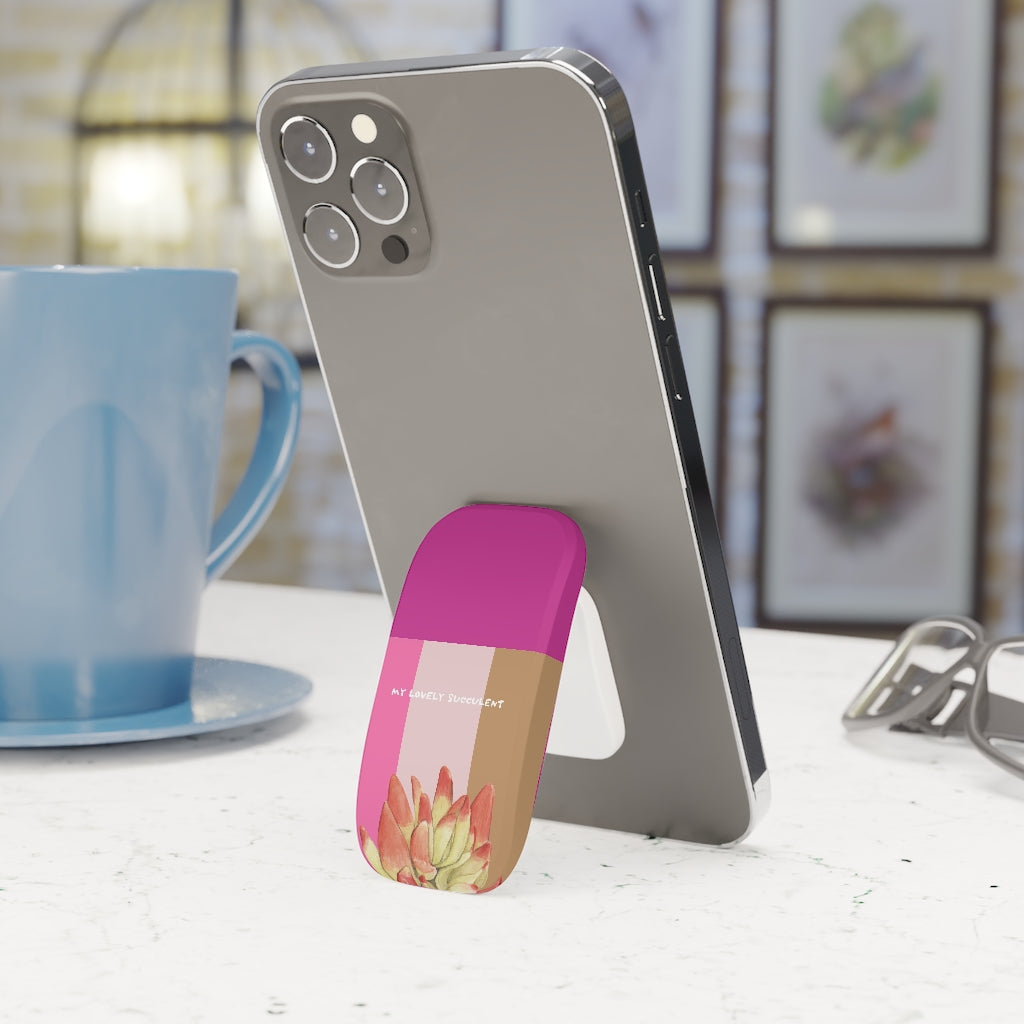Pink Cactus | 手機支架 Phone Click-On Grip