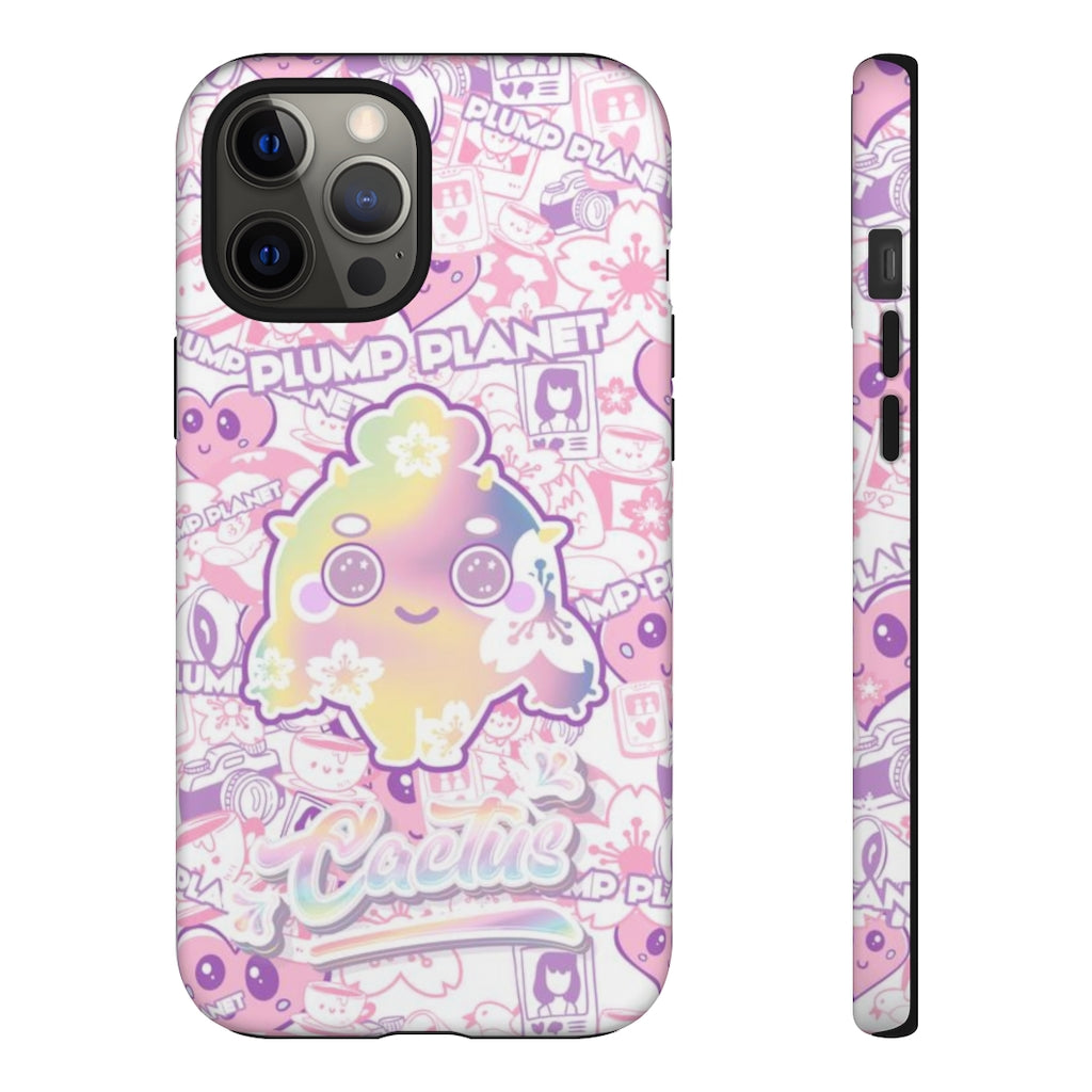 【iPhone/Samsung】Sakura Pink Cactus｜防摔雙層特強硬殼 Tough Case
