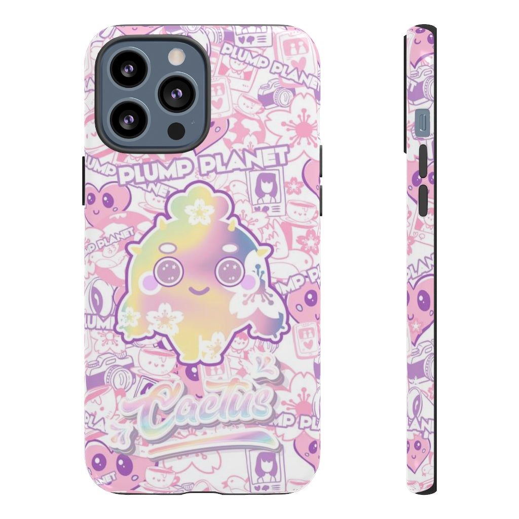 【iPhone/Samsung】Sakura Pink Cactus｜防摔雙層特強硬殼 Tough Case