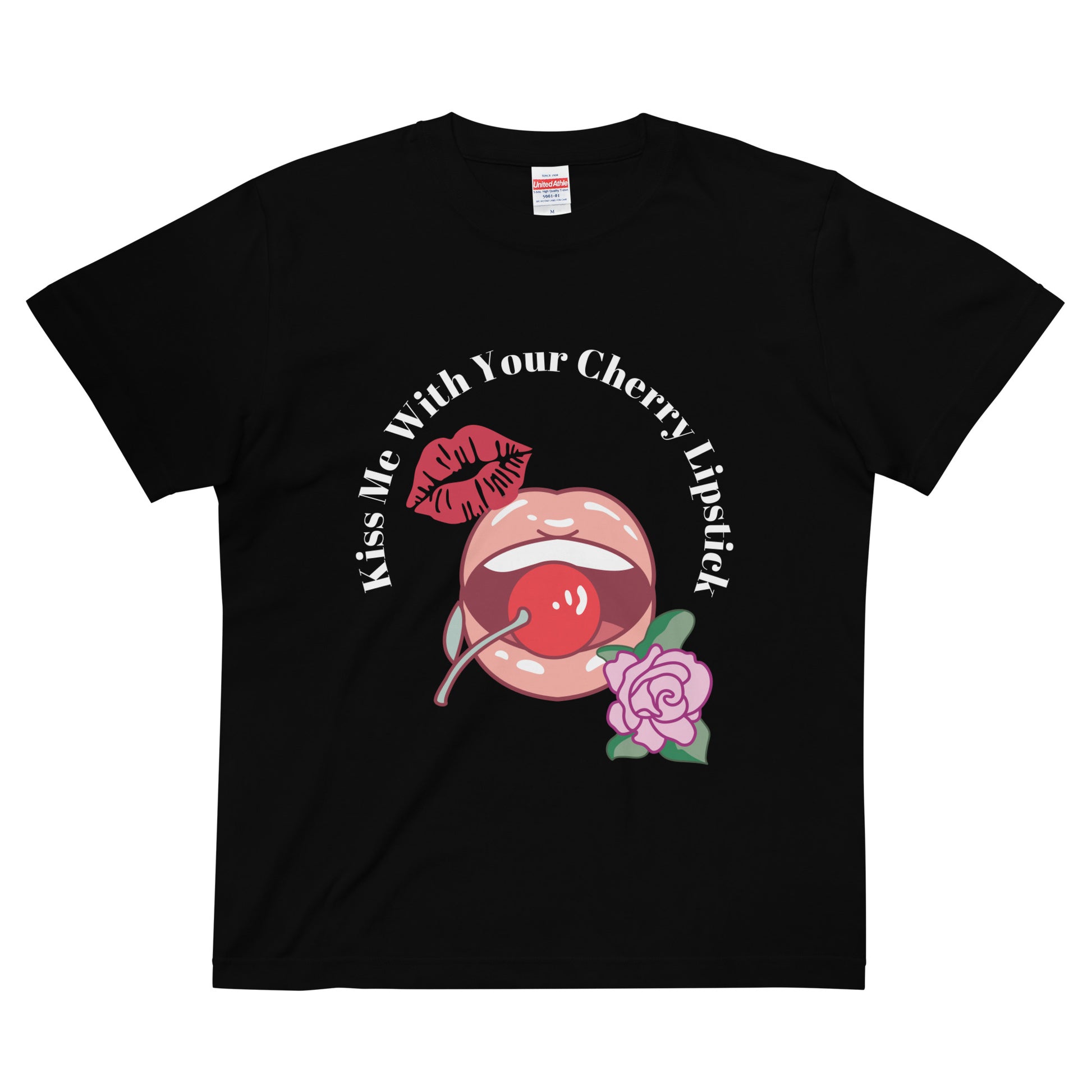 Kiss me with your cherry lipstick|純棉 Regular Fit T-shirt