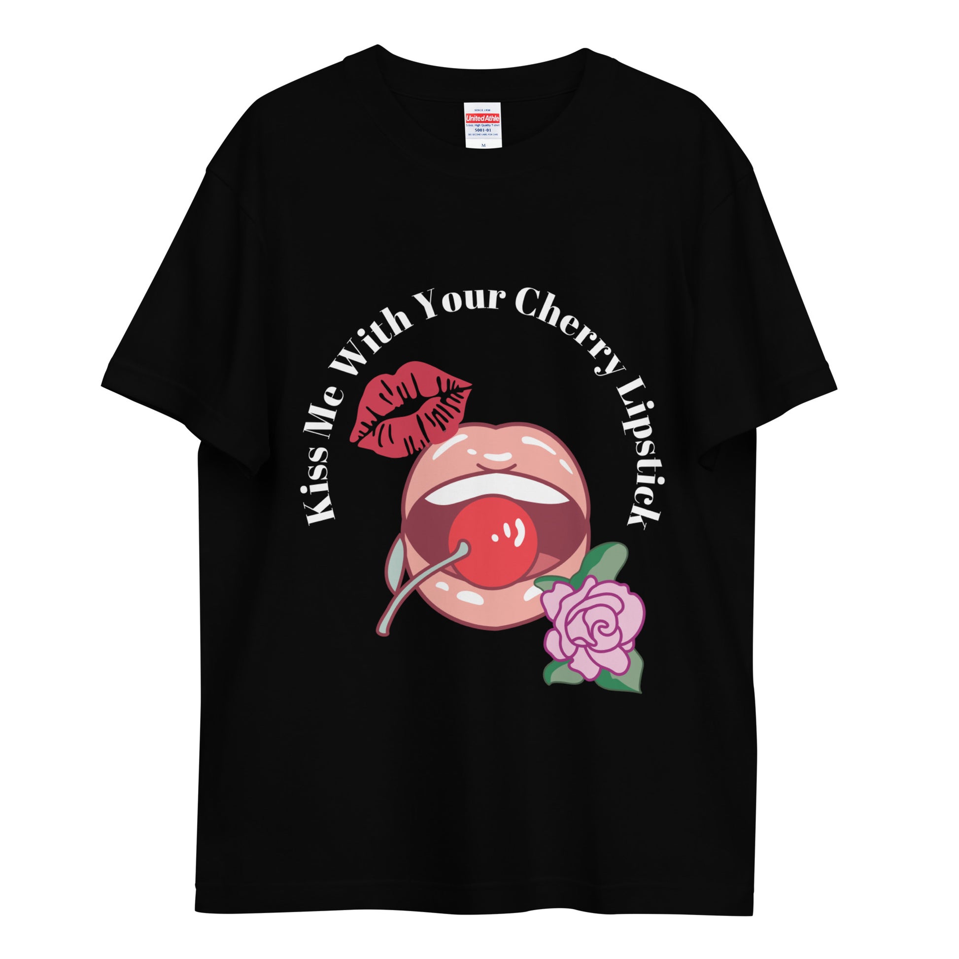 Kiss me with your cherry lipstick|純棉 Regular Fit T-shirt