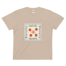 Load image into Gallery viewer, Flower and Slogan Pattern｜Cotton Regular Fit T-shirt
