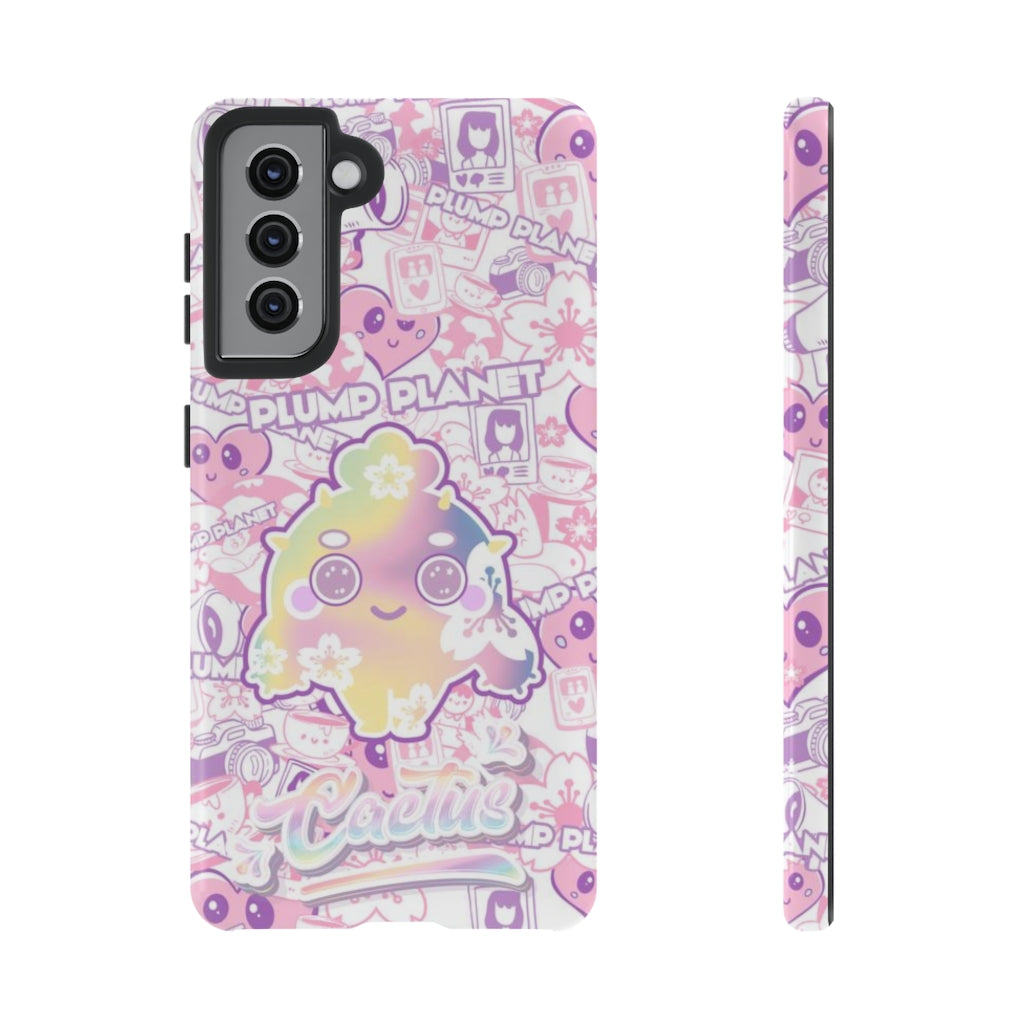 【iPhone/Samsung】Sakura Pink Cactus｜防摔雙層特強硬殼 Tough Case