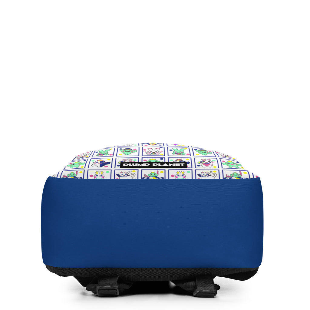 Minimalist Backpack | 日式印花極簡風格防水背包 - Cactus Plump Planet Pop Art