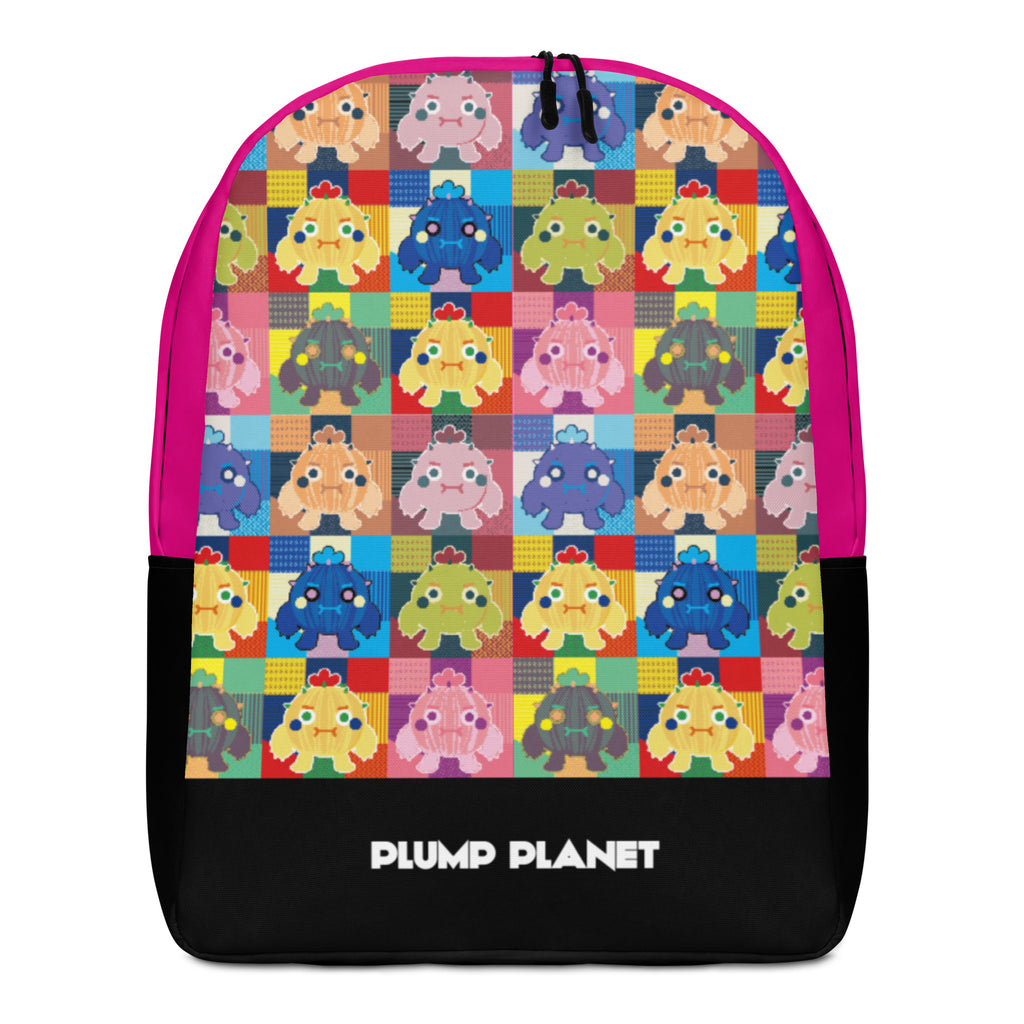 像素多肉世界 Pixel Cactus World - Minimalist Backpack | 日式印花極簡風格防水背包