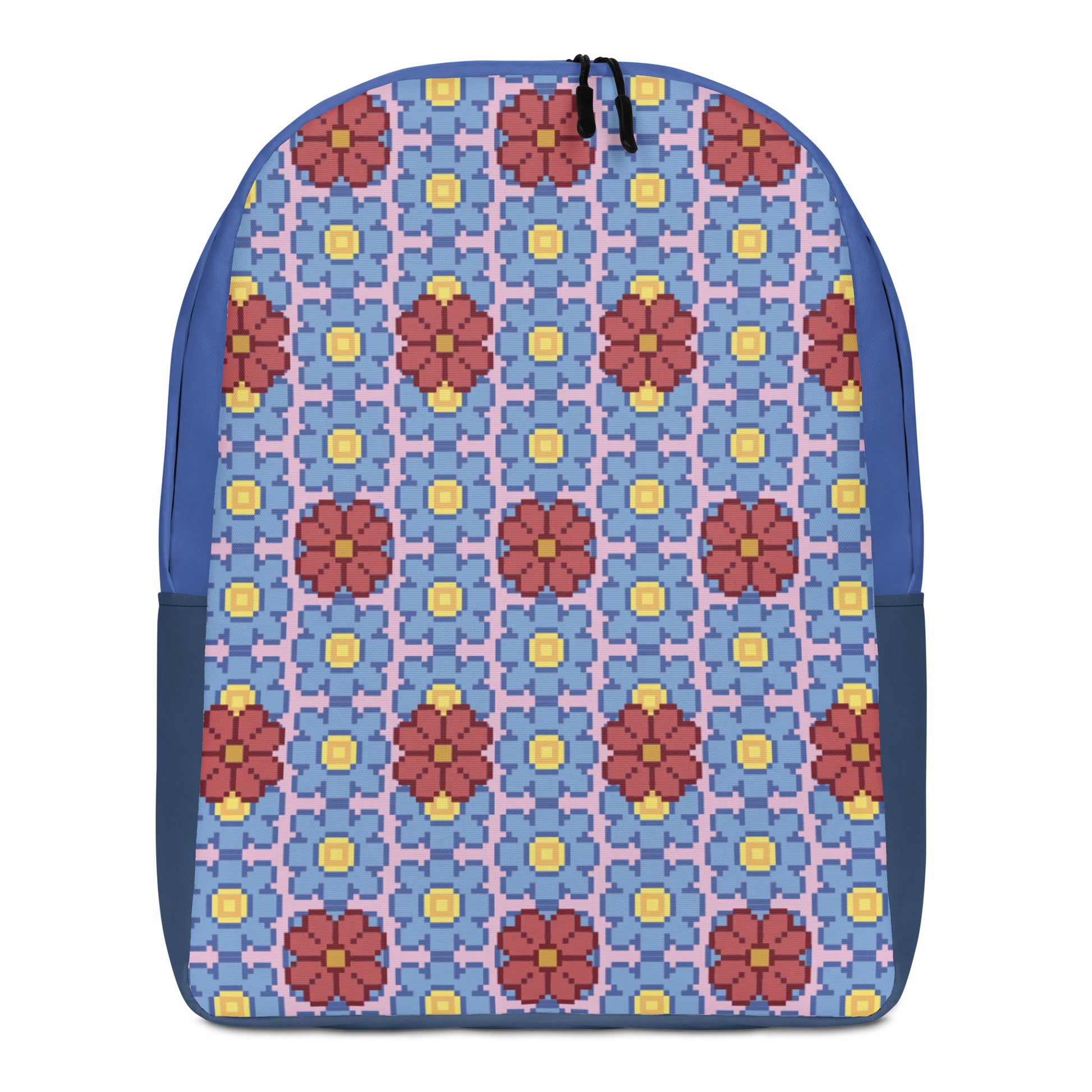Pixel Flower - Minimalist Backpack | 日式印花極簡風格防水背包