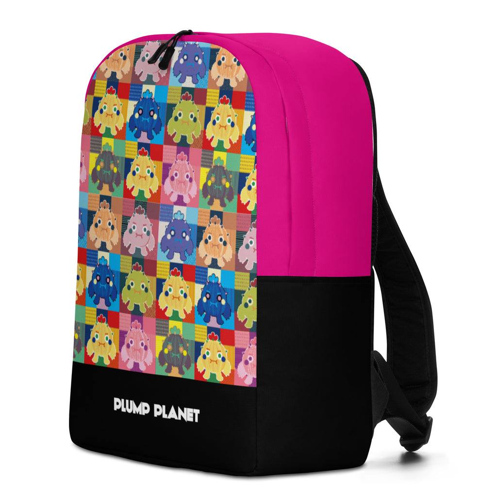 像素多肉世界 Pixel Cactus World - Minimalist Backpack | 日式印花極簡風格防水背包