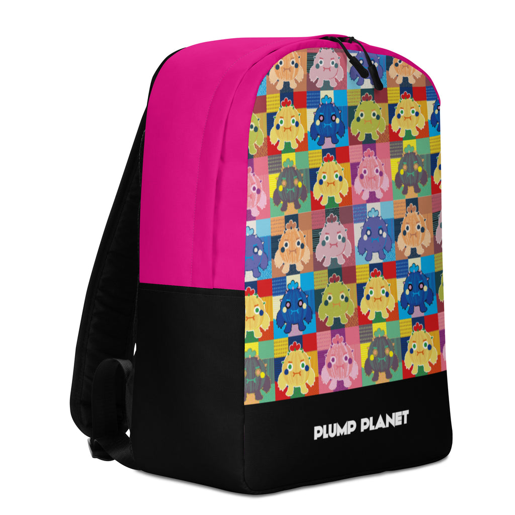 像素多肉世界 Pixel Cactus World - Minimalist Backpack | 日式印花極簡風格防水背包