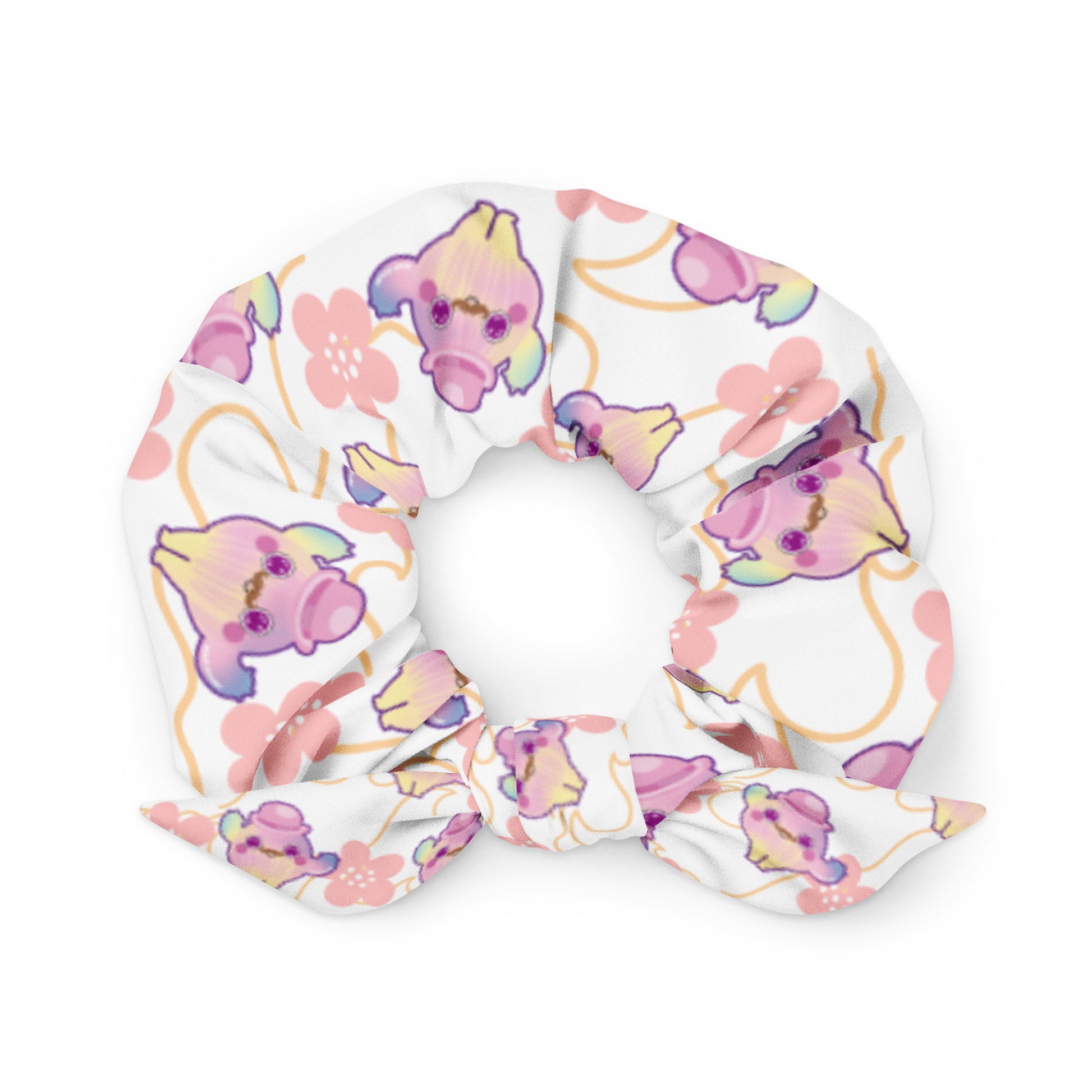 髮帶 Scrunchie | Pink Little Cactus