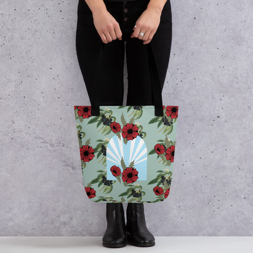 【Free Shipping】3款手柄顏色 | Flower Window | 手提袋 Tote bag