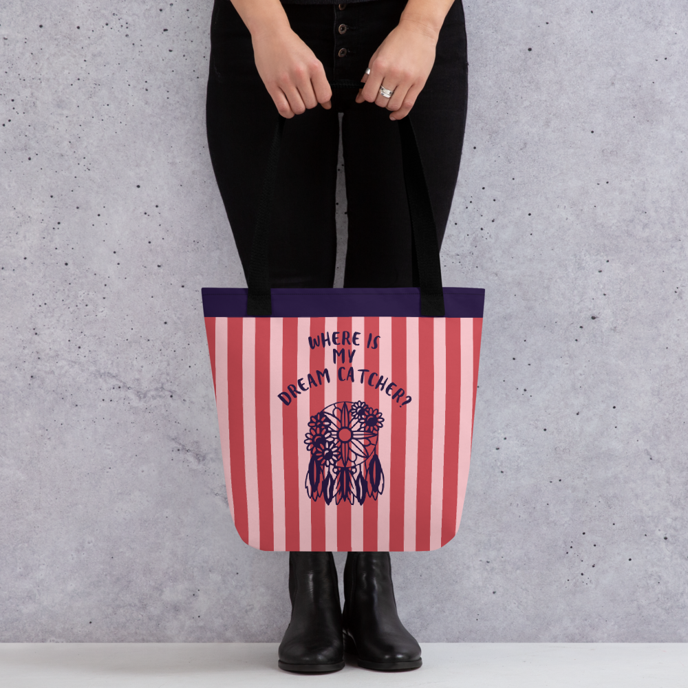 【Free Shipping】3款手柄顏色 | Where is my Dream Catcher?  | 手提袋 Tote bag
