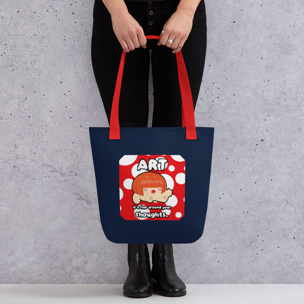 [Free Shipping] 3 handle colors | Art Quote | Tote bag