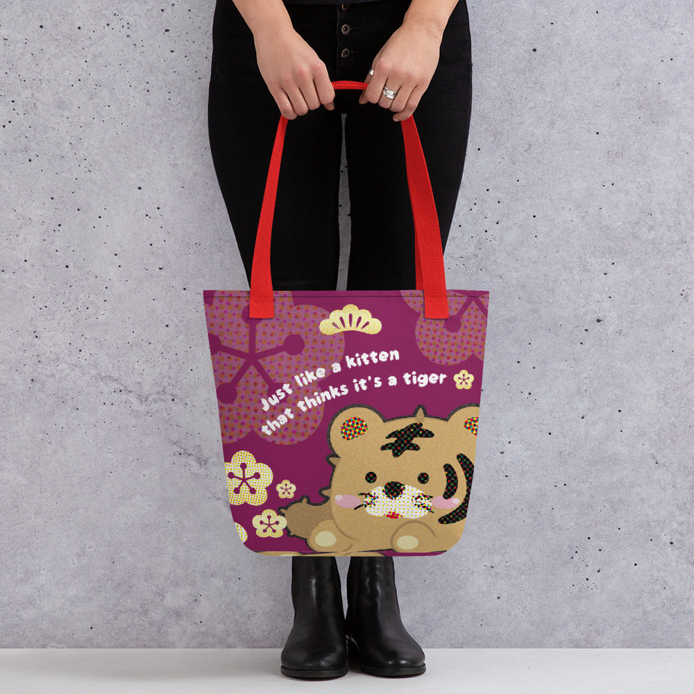 【Free Shipping】3款手柄顏色 | Tiger As Kitten | 手提袋 Tote bag