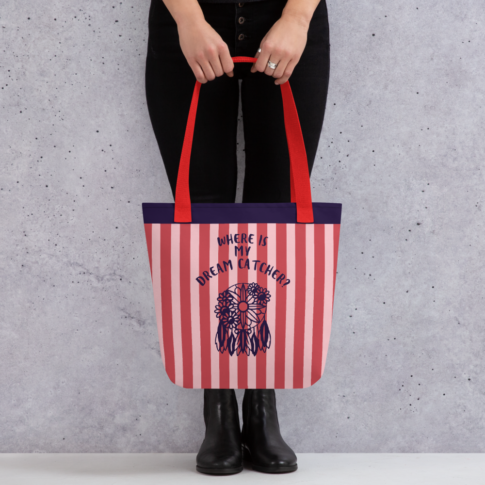 【Free Shipping】3款手柄顏色 | Where is my Dream Catcher?  | 手提袋 Tote bag