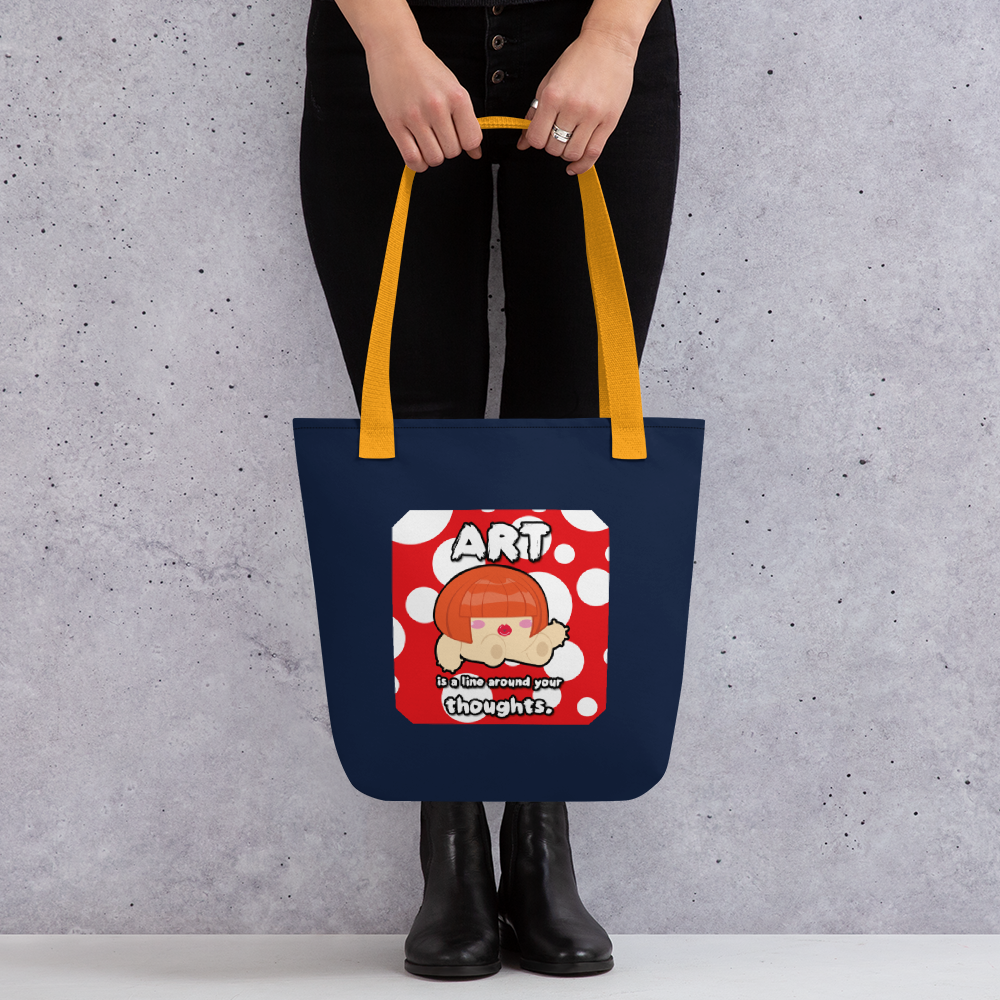 [Free Shipping] 3 handle colors | Art Quote | Tote bag