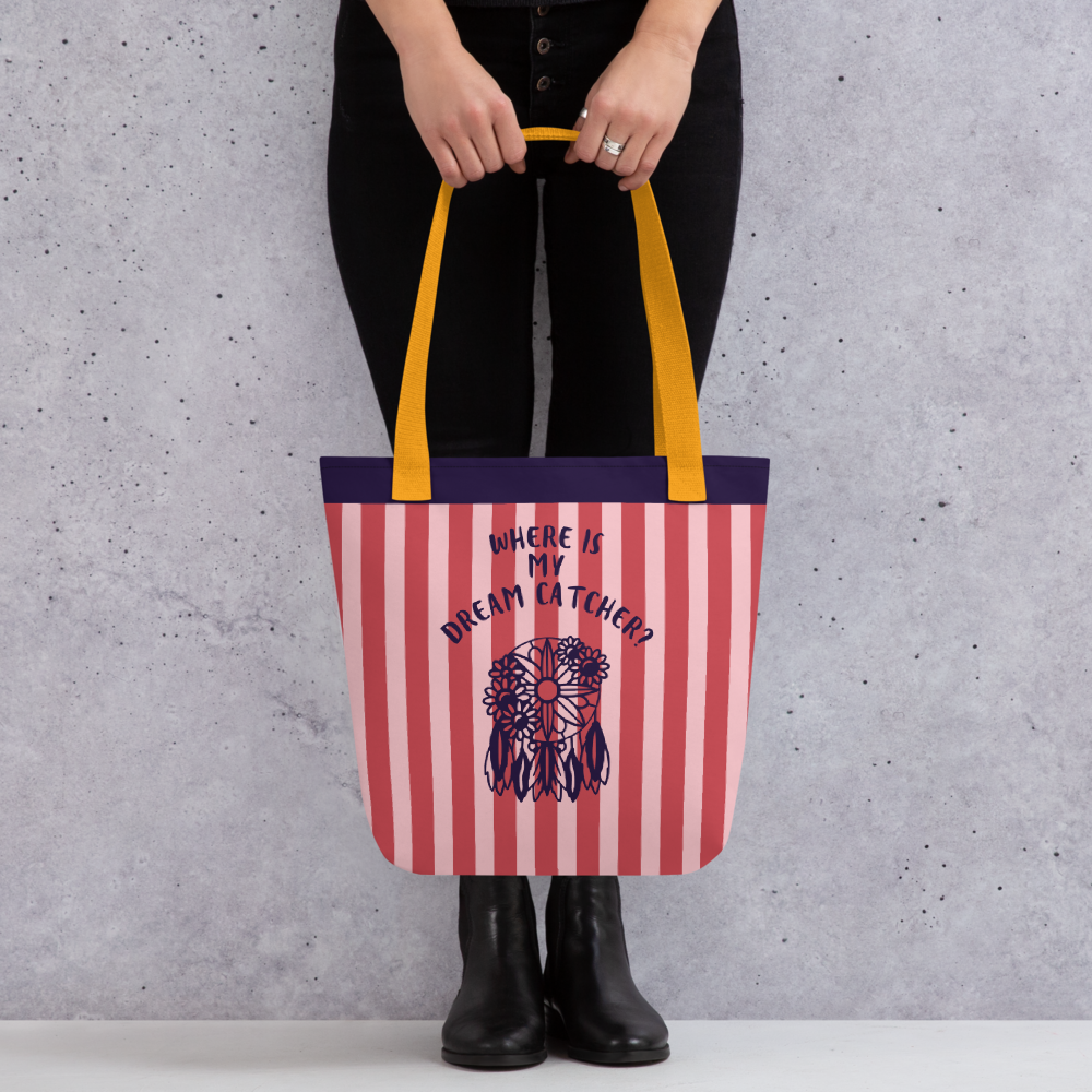 【Free Shipping】3款手柄顏色 | Where is my Dream Catcher?  | 手提袋 Tote bag