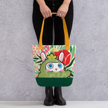 將圖片載入圖庫檢視器 【Free Shipping】3款手柄顏色 | Cactus Boy in Flower  | 手提袋 Tote bag
