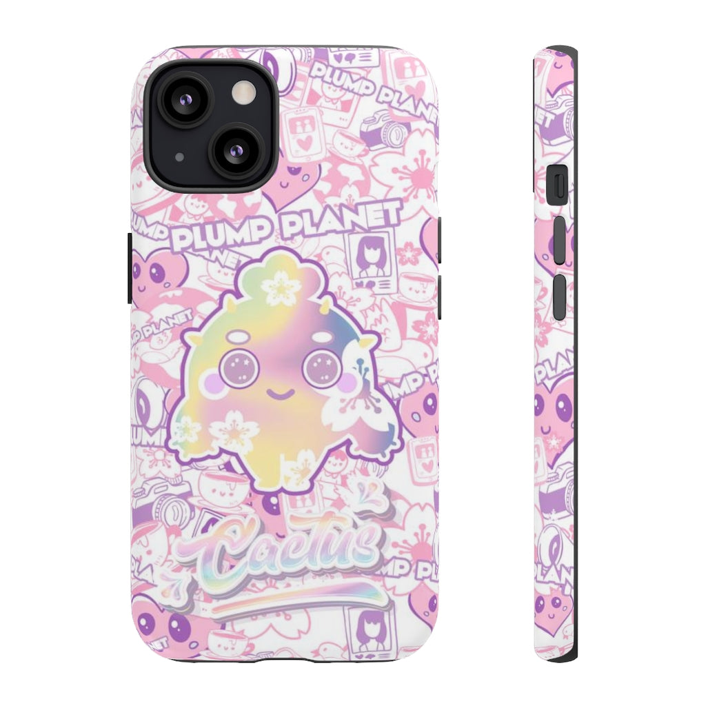 【iPhone/Samsung】Sakura Pink Cactus｜防摔雙層特強硬殼 Tough Case