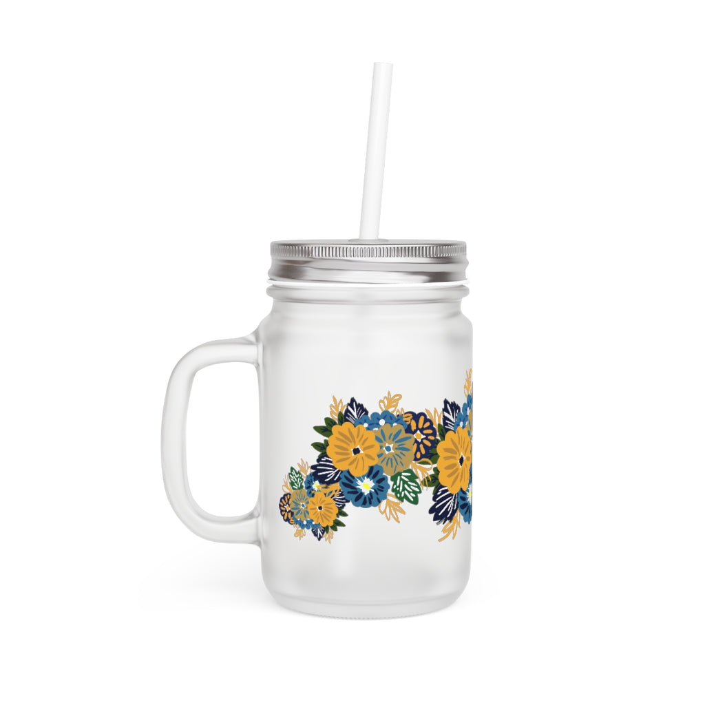 Secret Flower Pattern |玻璃梅森罐 Mason Jar