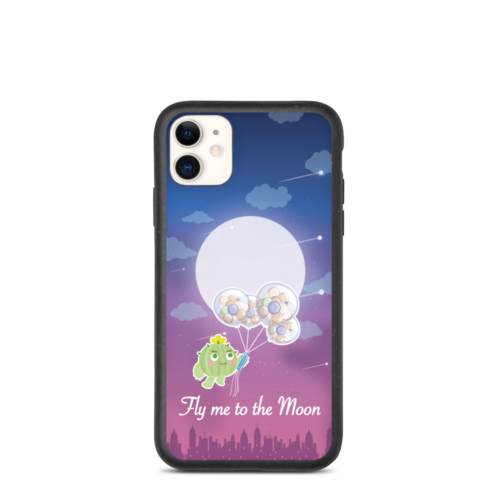 【iPhone】Fly Me To The Moon - Biodegradable Phone case 生物降解環保手機殼