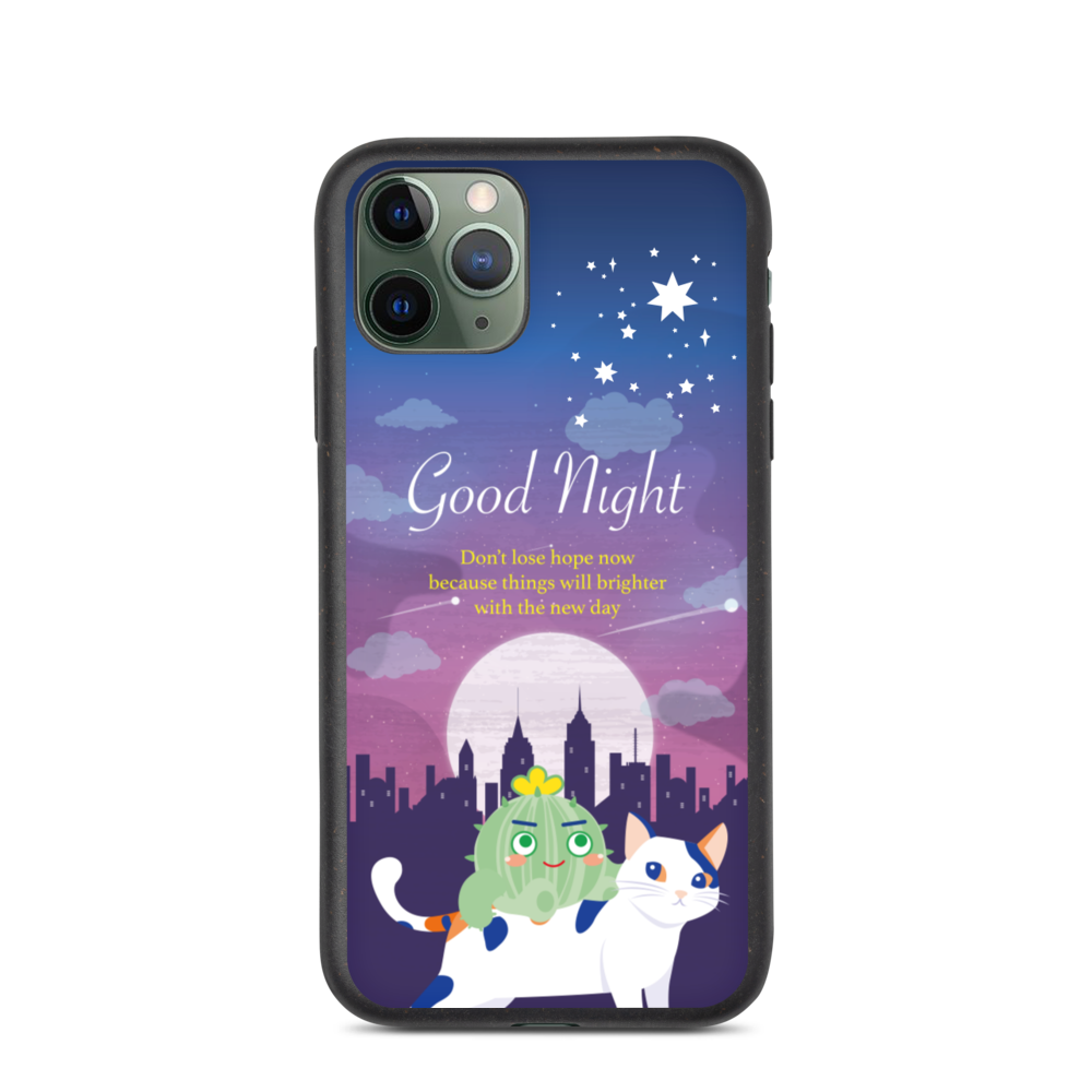 【iPhone】Good Night - Biodegradable Phone case 生物降解環保手機殼