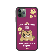 Load image into Gallery viewer, 【iPhone】Kitten as Tiger - Biodegradable Phone case
