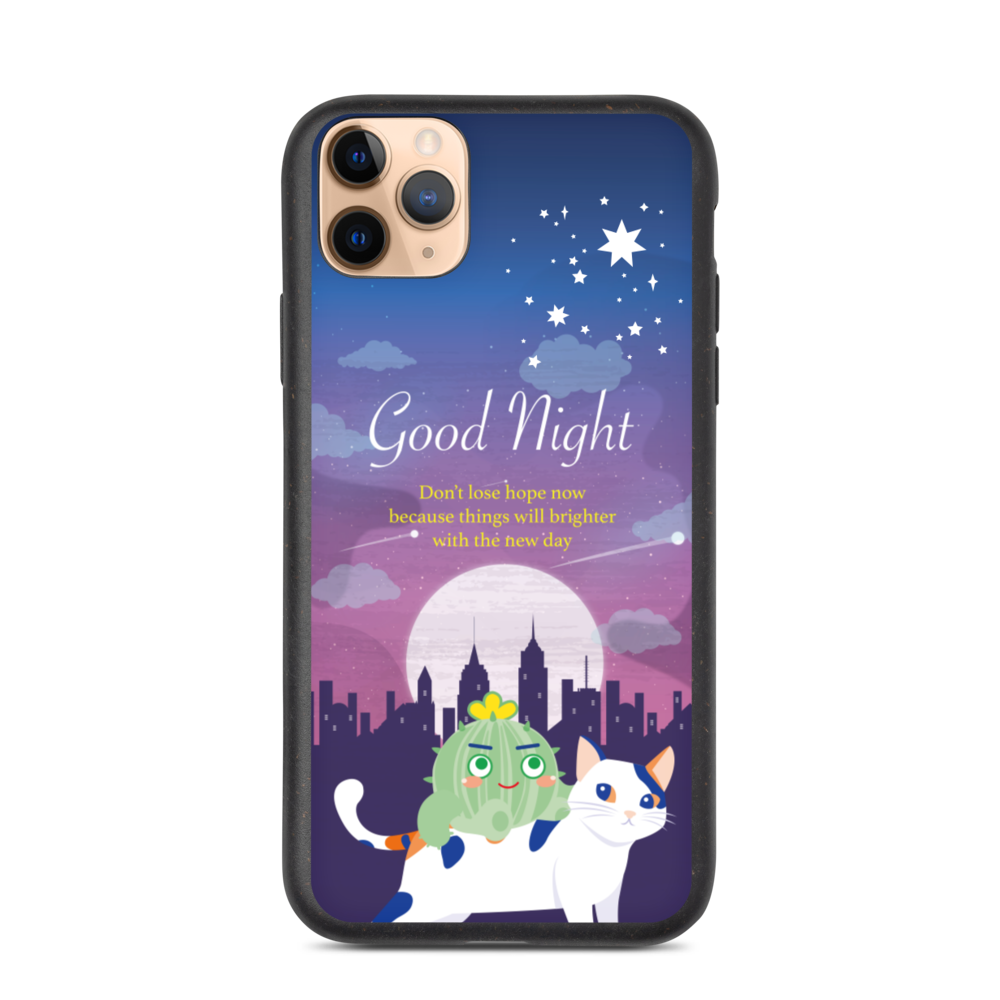 【iPhone】Good Night - Biodegradable Phone case 生物降解環保手機殼