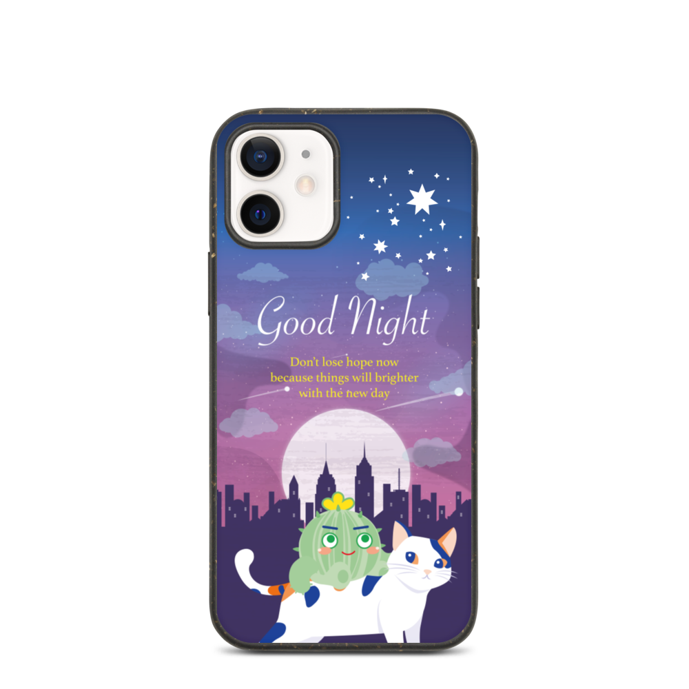【iPhone】Good Night - Biodegradable Phone case 生物降解環保手機殼