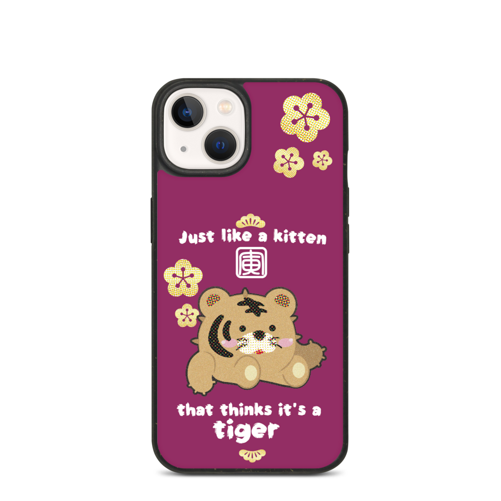 【iPhone】Kitten as Tiger -  Biodegradable Phone case 生物降解環保手機殼