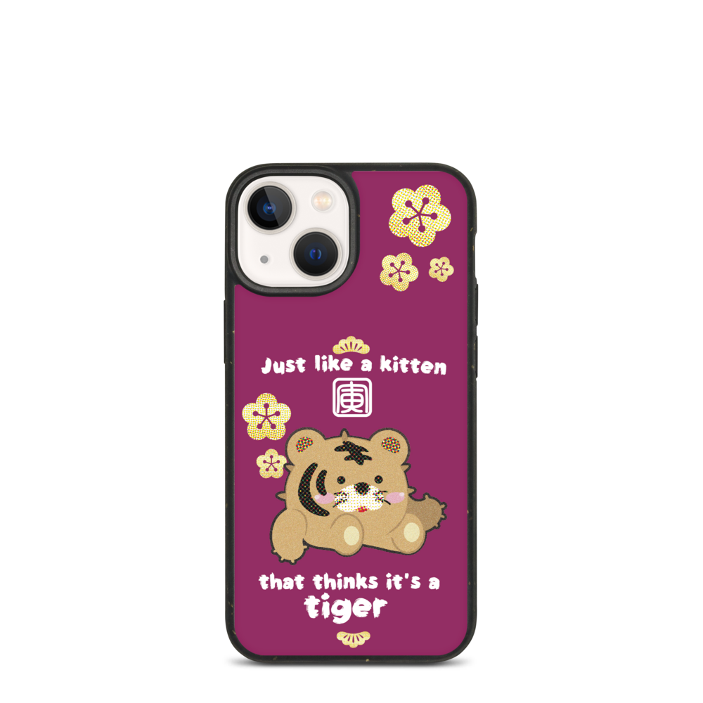 【iPhone】Kitten as Tiger -  Biodegradable Phone case 生物降解環保手機殼