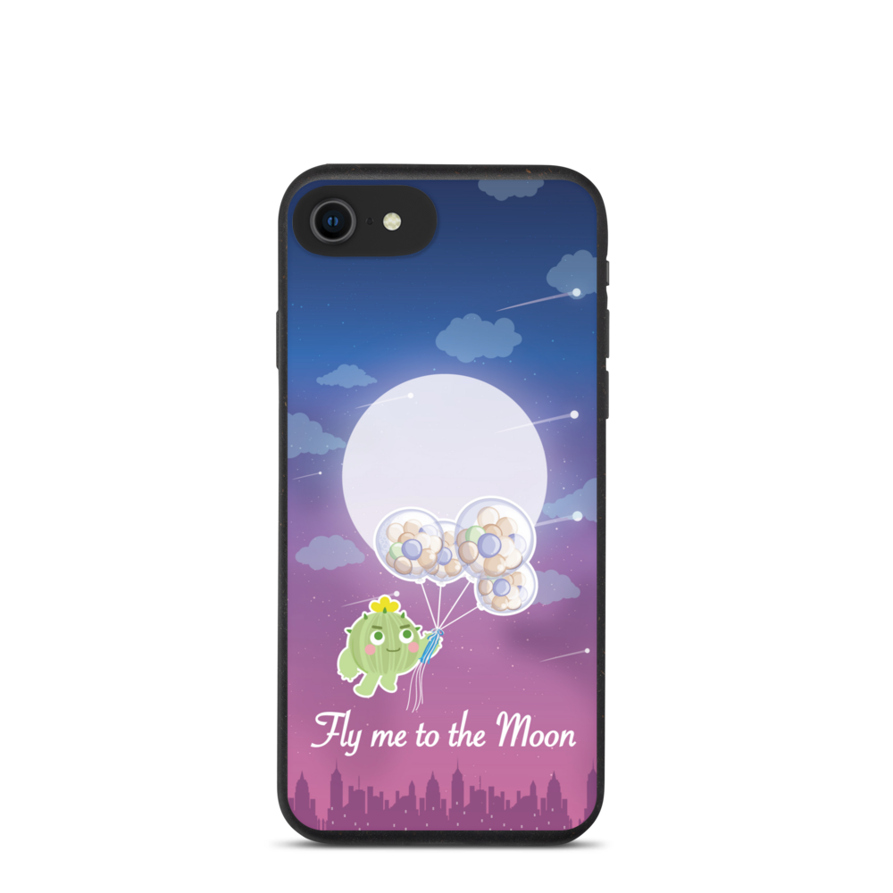 【iPhone】Fly Me To The Moon - Biodegradable Phone case 生物降解環保手機殼