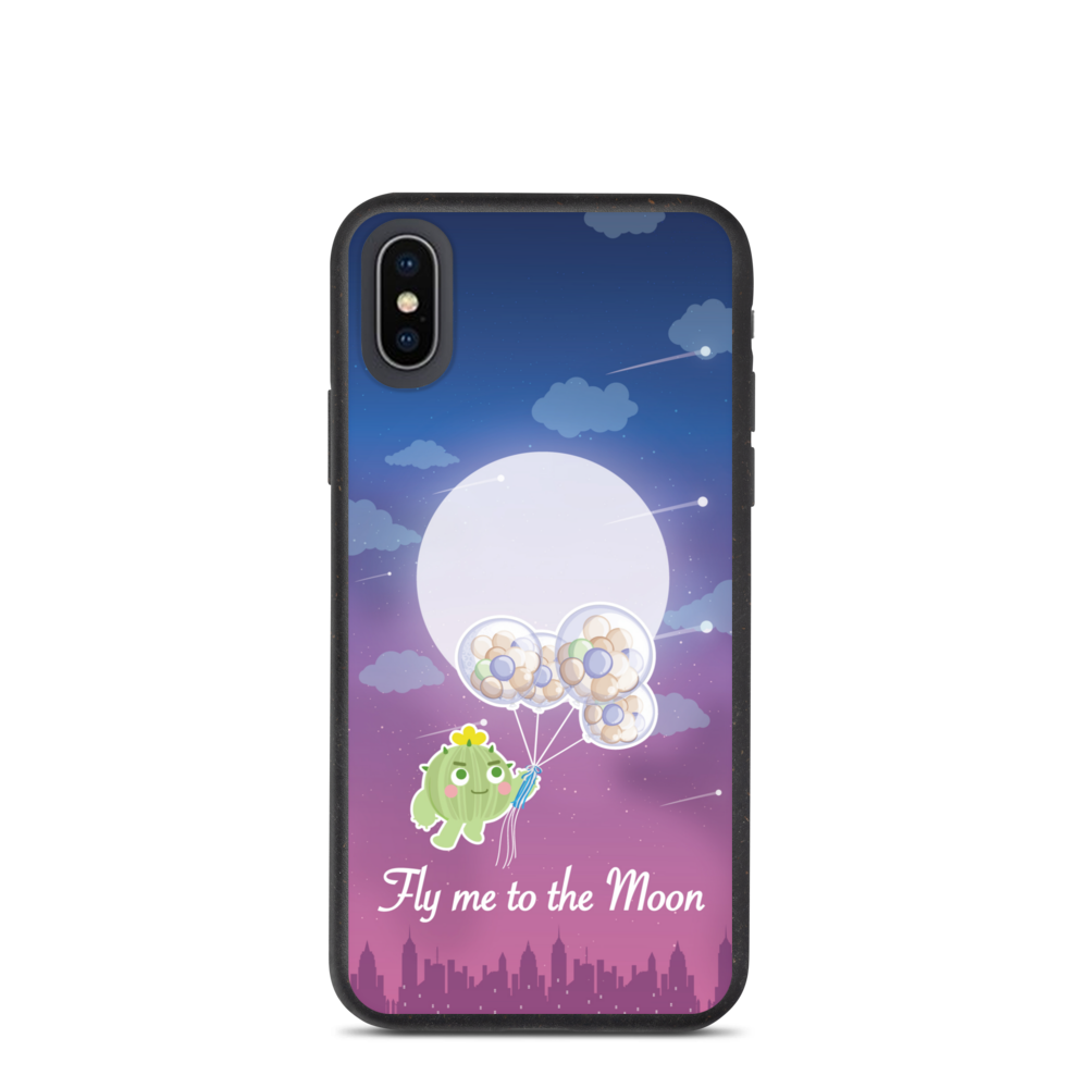 【iPhone】Fly Me To The Moon - Biodegradable Phone case 生物降解環保手機殼