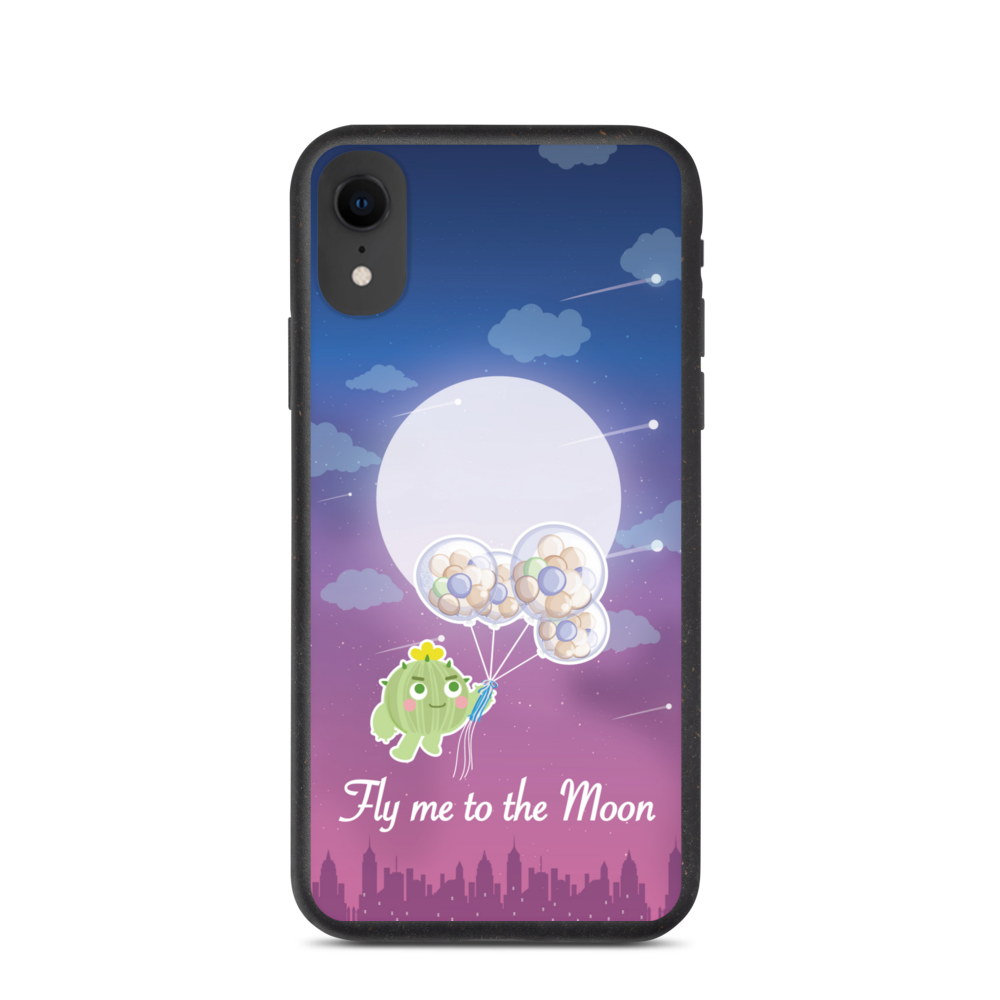 【iPhone】Fly Me To The Moon - Biodegradable Phone case 生物降解環保手機殼
