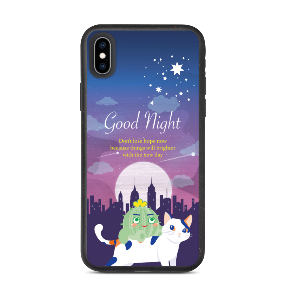 【iPhone】Good Night - Biodegradable Phone case 生物降解環保手機殼