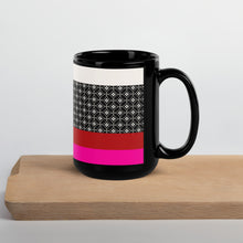 Load image into Gallery viewer, Dating of Red and Black | Black Glossy Mug
