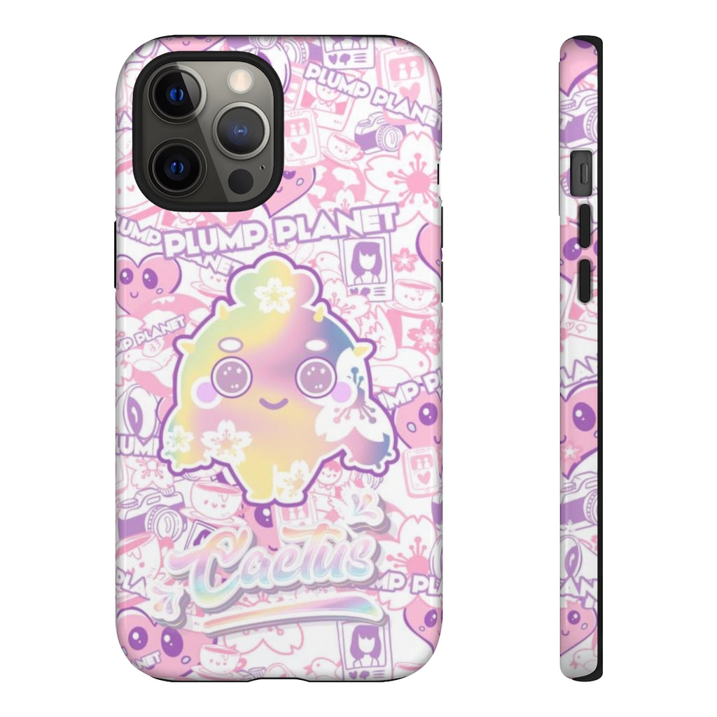 【iPhone/Samsung】Sakura Pink Cactus｜防摔雙層特強硬殼 Tough Case
