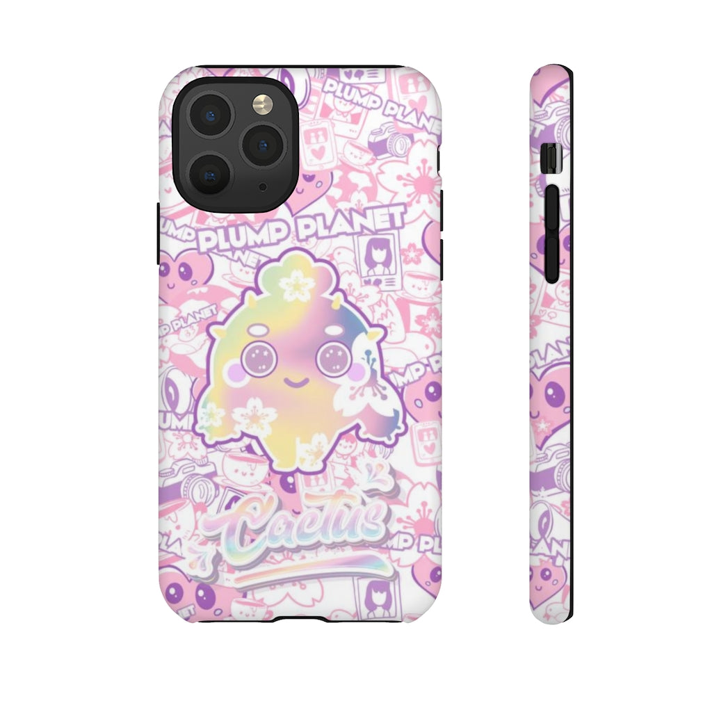 【iPhone/Samsung】Sakura Pink Cactus｜防摔雙層特強硬殼 Tough Case